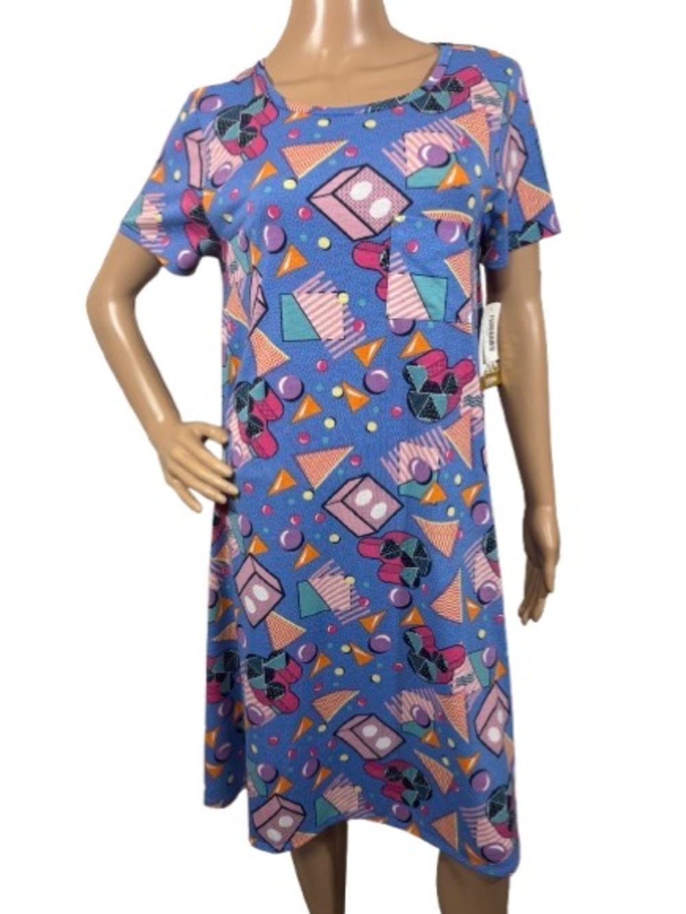 Disney Retro Mickey Mouse Lularoe Carly Swing Dress Size S NEW